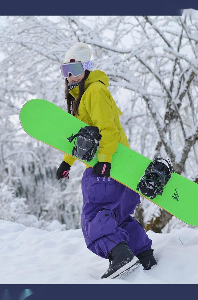 Northeast Fleece-gefüttertes Snowboard für Männer und Frauen, winddicht, wasserdicht, warm, locker, atmungsaktiv, doppelt im Freien_voghion.com