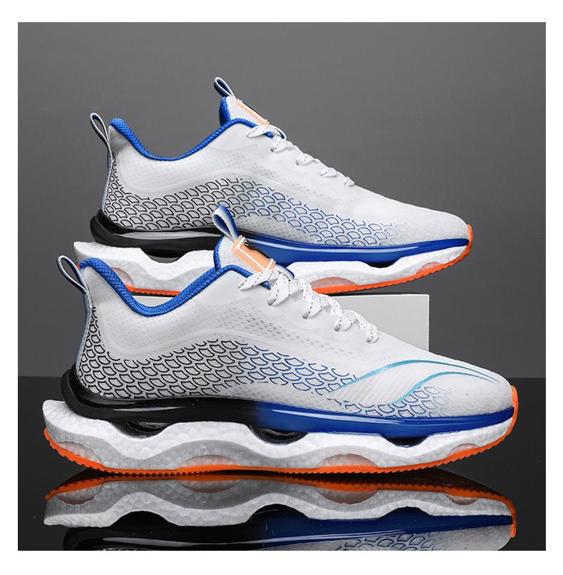 Putian scarpe sportive alla moda da uomo, primavera, nuove, con suola morbida, traspiranti, casual, da corsa, con scaglie di drago e luce notturna_voghion.com