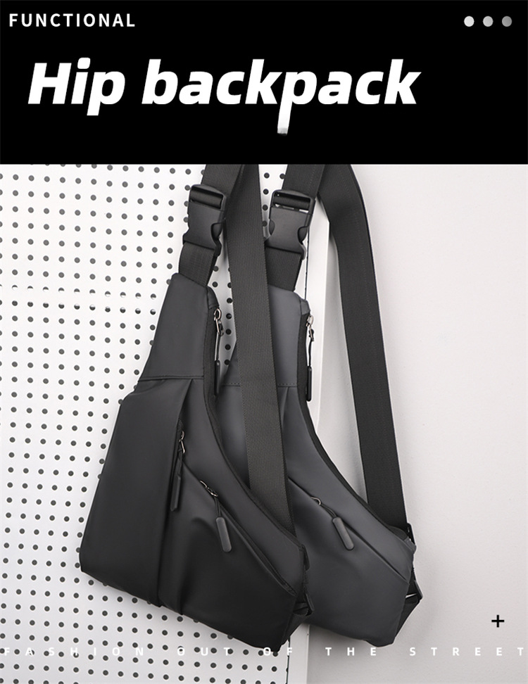 Nei Anti-Déifstall eng enk passend Pistoulentasch Dräieckstasch Casual Lieder Männertasch lénks a riets Crossbody Casual Broschttasch_voghion.com