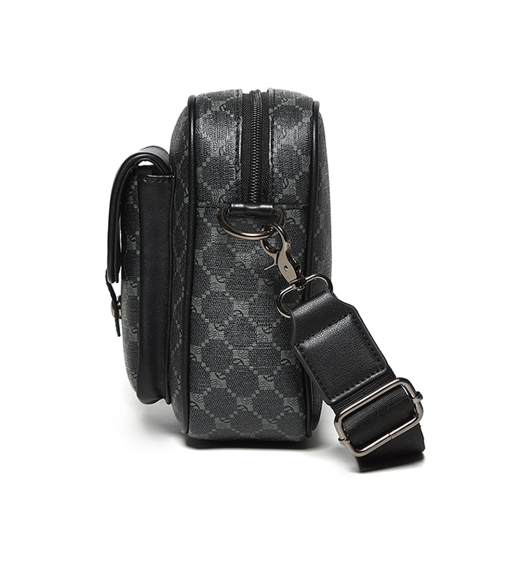 Pu Flip Vertikale Umhängetasche All Match Handy Kleine Umhängetasche Modemarke Herrentasche_voghion.com