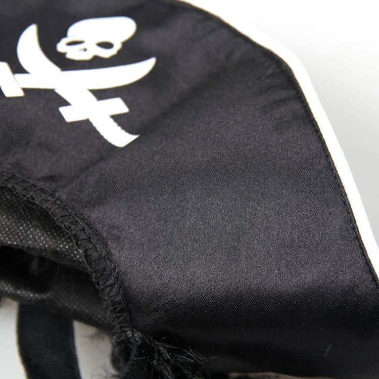 Fournitures pour animaux de compagnie Chapeau de pirate d'Halloween Perruque pour chat et chien Chapeau de pirate blanc_voghion.com