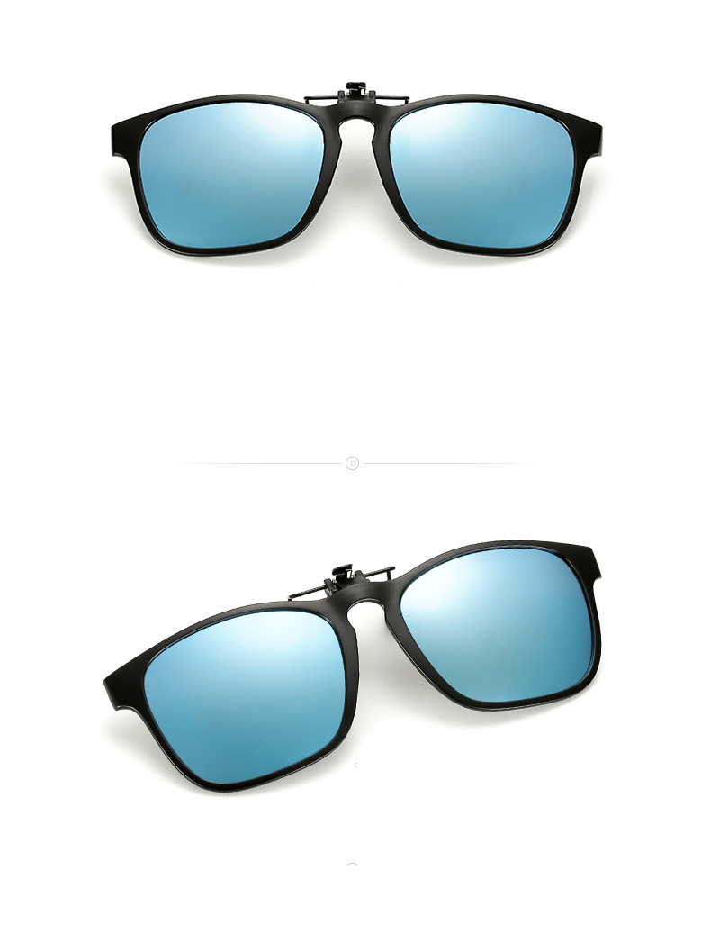 Occhiali da sole polarizzati con clip magnetica - Occhiali da sole UV400 ribaltabili per guida/pesca (compatibili con occhiali da vista)_voghion.com