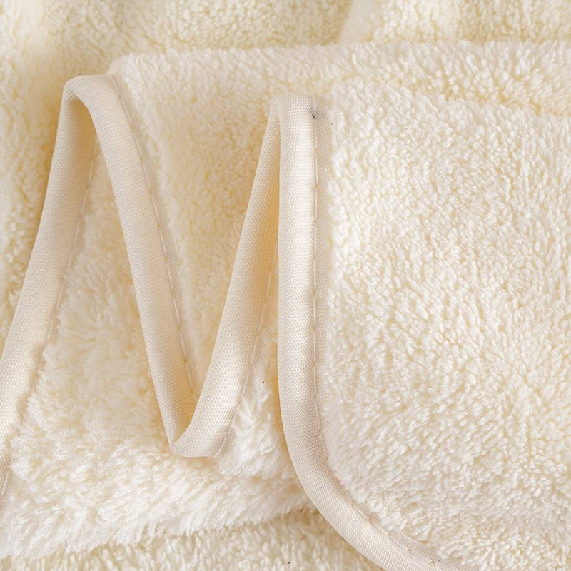 Toalha de banho infantil 80x80 cm, estampa animal com capuz, material de poliéster, macia e respirável, alta absorção de água, cobertor para colchão de bebê_voghion.com