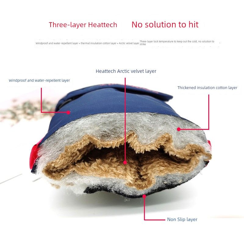 Paar verdickte Fleece-Kälteschutz-Fahrrad-Skihandschuhe_voghion.com
