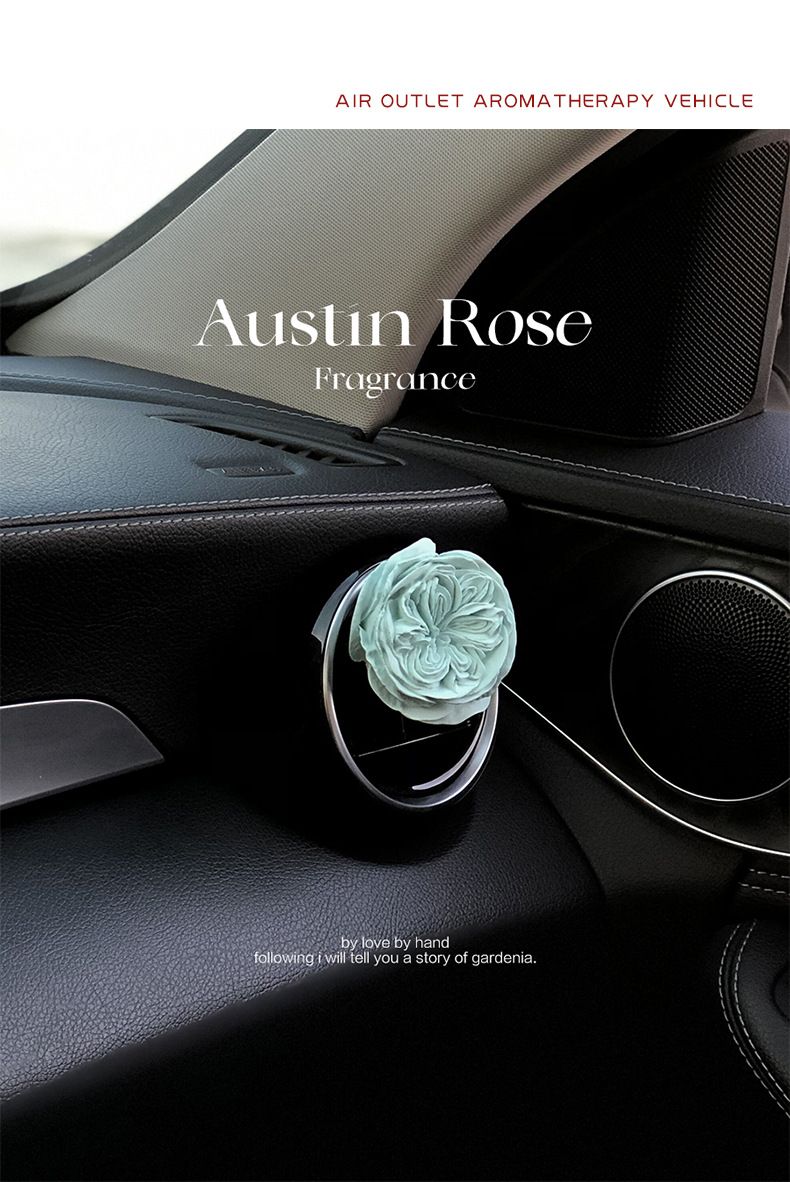 Austin Rose Wysokiej klasy Aromaterapia samochodowa Dekoracja wylotu powietrza samochodowego Bogini Wnętrze samochodu Dekoracja ozdoby Dyfuzor kamień_voghion.com