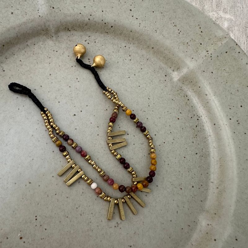 Tibetan Style Ethnic Handmade Bracelet Niche Design Versatile Rope For Scenic Spots_voghion.com