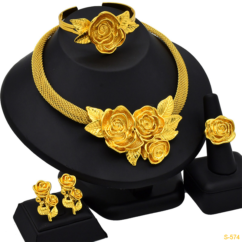 Popular jewelry earrings 4-piece set_voghion.com