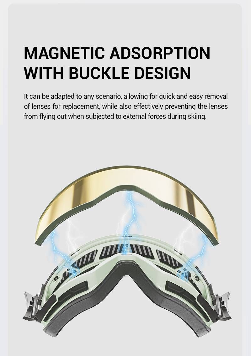 KAPVOE Márka Síszemüveg UV400 Páramentes Síszemüveg Símaszk Férfi Női Snowboard Hószemüveg Sport síszemüveg Téli_voghion.com