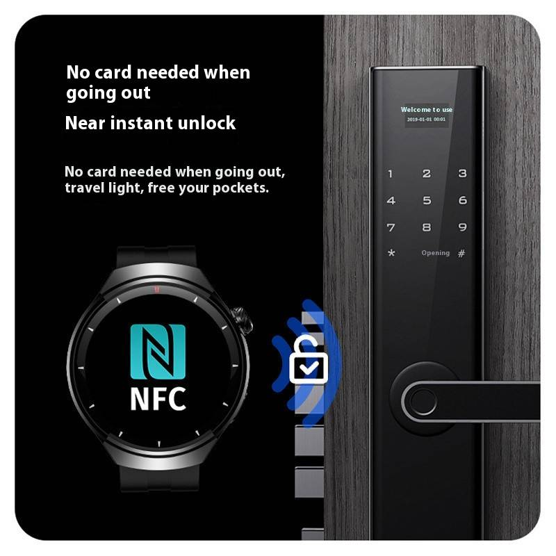G6Pro Extraordinary Planet Smartwatch Sports Mode Make And Receive Calls NFC Door Opening Offline Payment Health Monitoring_voghion.com