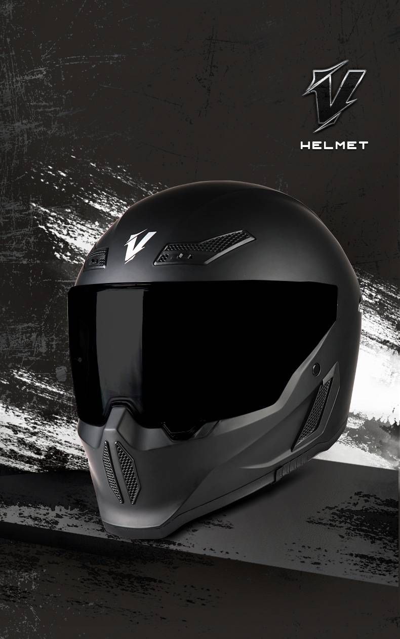 Casco integrale da moto Bluetooth - Certificato 3C, calotta in ABS ventilata, ampio spoiler, visiere parasole intercambiabili (colori opachi/lucidi)_voghion.com