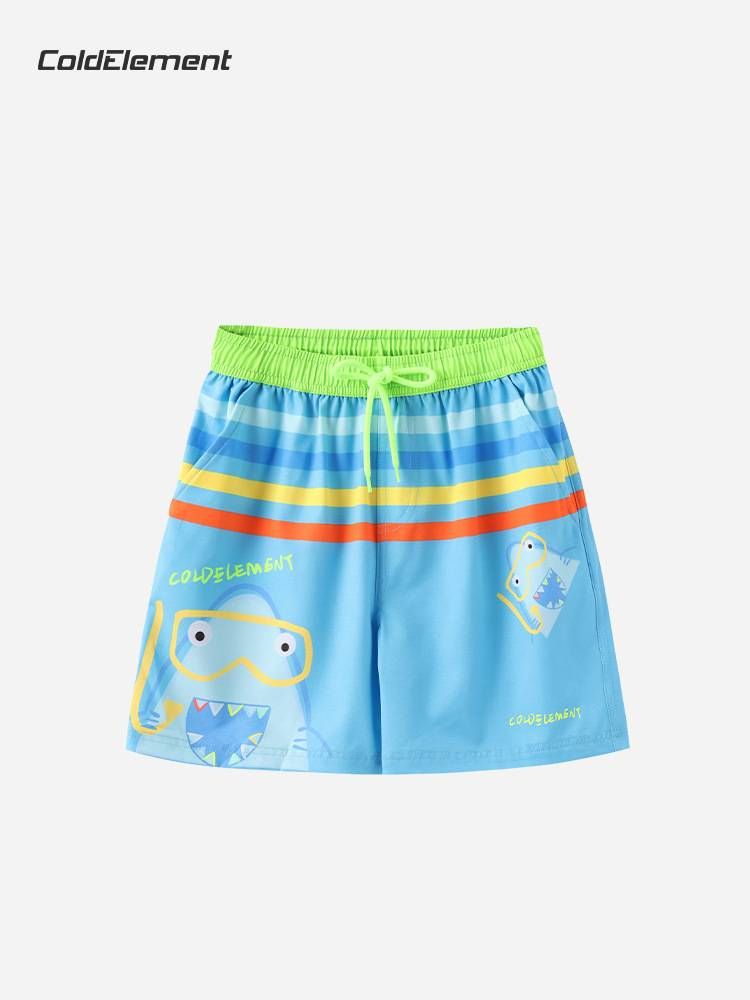 Costume da bagno per bambini con stampa di cartoni animati e protezione UPF - Rashguard a maniche corte e pantaloncini da bagno per ragazzi e ragazze_voghion.com