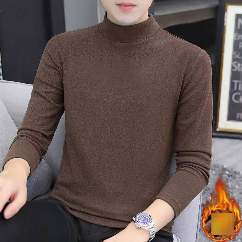 Thermounterwäsche-Set für Herren – Doppellagiges, fleecegefüttertes Langarm-Rollkragenshirt (4 Farben) | Besonders warm und feuchtigkeitsableitend für den Winter_voghion.com