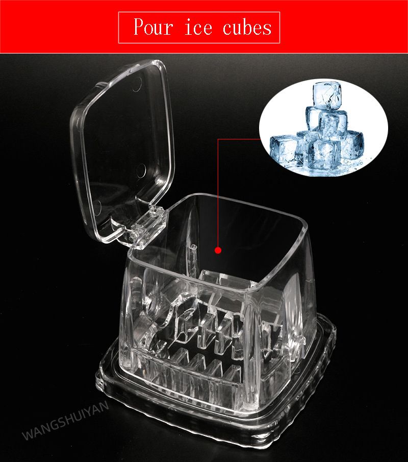 Husholdnings Mini Easy Ice Shaver Håndholdt Snø Manuell Ismaskin Stekt Ismaskin_voghion.com