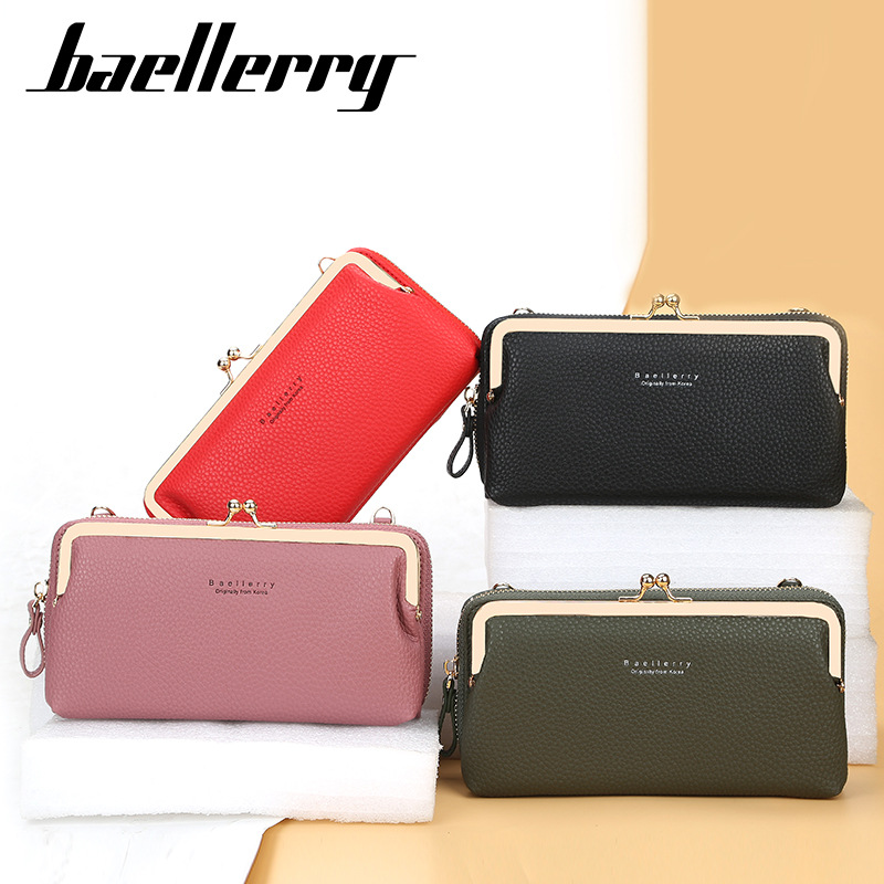 Borsa a tracolla Baellerry Nuovo modello Lychee di arrivo Borsa per cellulare con cerniera orizzontale Moda Borsa da donna di alta qualità_voghion.com