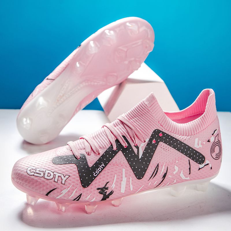 Shoe Size New Long Short Spike Youth And Adult Soccer Shoes 35-45_voghion.com