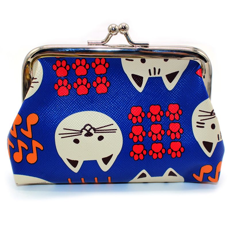 Portamonete a forma di gatto in PU creativo piccolo portafoglio per ragazze piccoli regali all'ingrosso_voghion.com