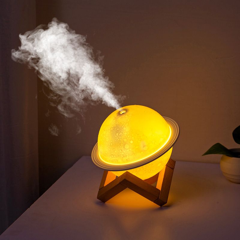 Decorative Ornament USB Humidifier - Home Car Large Mist Output Planet Atmosphere Light_voghion.com