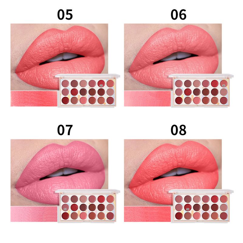 MISSROSE Moisturizing Non Fading Non Stick Cup Lipstick Tray Matte Matte Lipstick Set_voghion.com