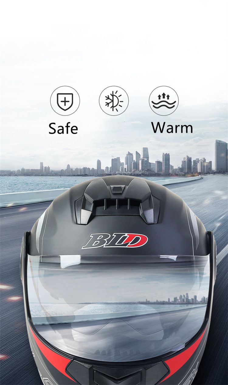 Spezieller Vollhelm mit Doppellinse für Elektrofahrzeuge und Motorräder, für vier Jahreszeiten, universeller Halbhelm für Sommerfahrten_voghion.com