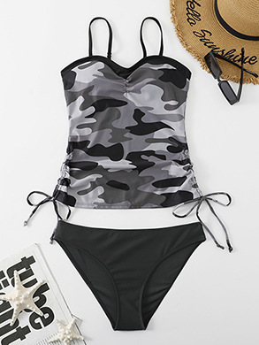 camouflage badmode voor dames, gesplitst in groot formaat, conservatieve bikini-badmode met print_voghion.com