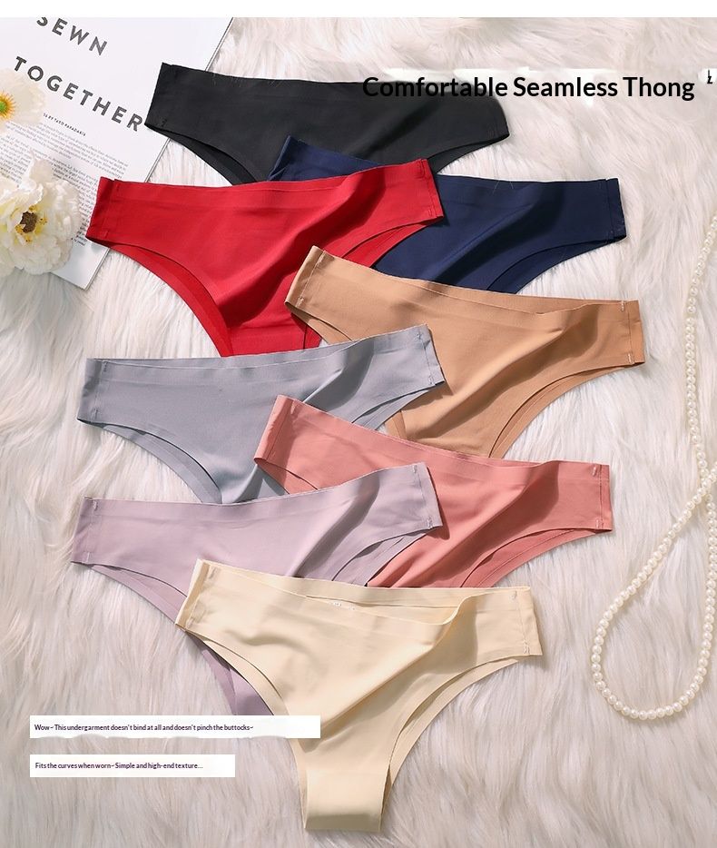 luckyqqyp Europäischer und amerikanischer Stil T-Back-Eisseiden-T-String für Damen mit Streifenmuster und niedrigem Bund – sexy, pure Lust, Spaß_voghion.com