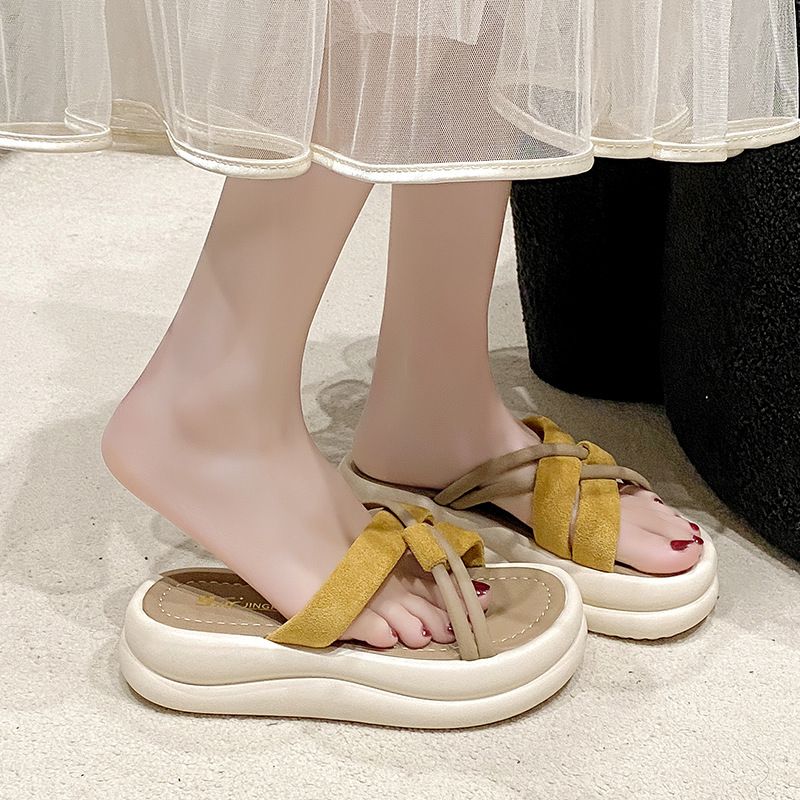 Schuhe mit dicken Sohlen, Damenschuhe im neuen Stil zum Ausgehen, mit feinen_voghion.com