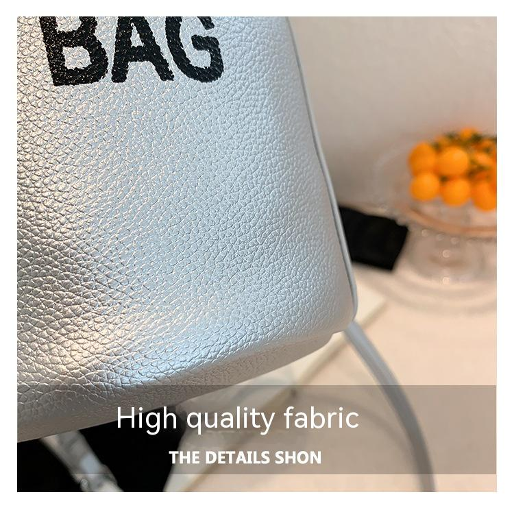 2023 Lente/Zomer Nieuwe Mode Emmer Tas Met Trekkoord Casual Handheld Crossbody Damestas_voghion.com