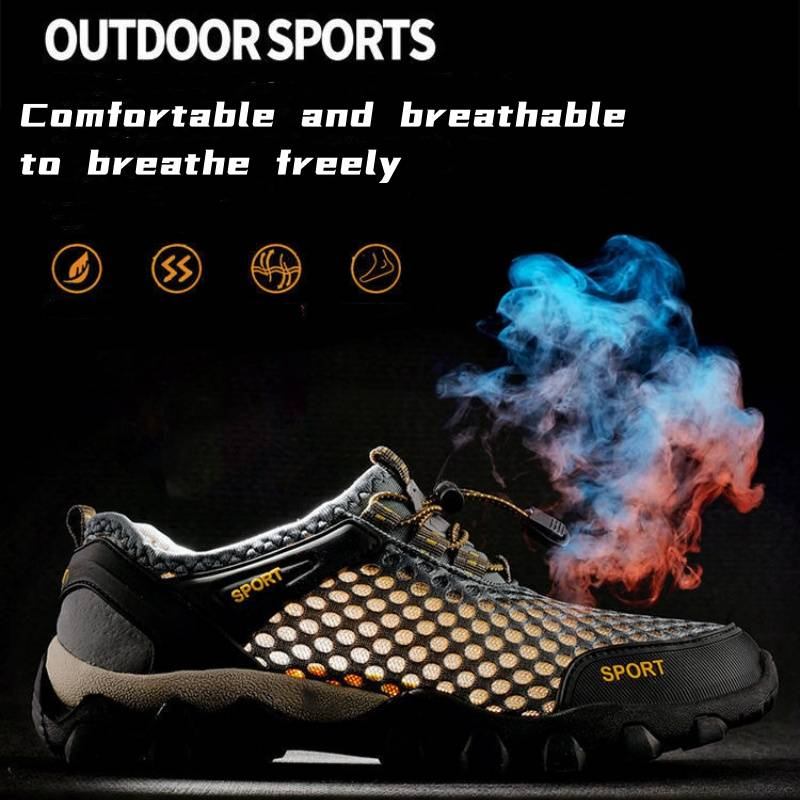 Chaussures de randonnée en maille 2024 nouvelles chaussures de sport décontractées pour hommes chaussures de randonnée en plein air chaussures de pataugeoire pour hommes_voghion.com