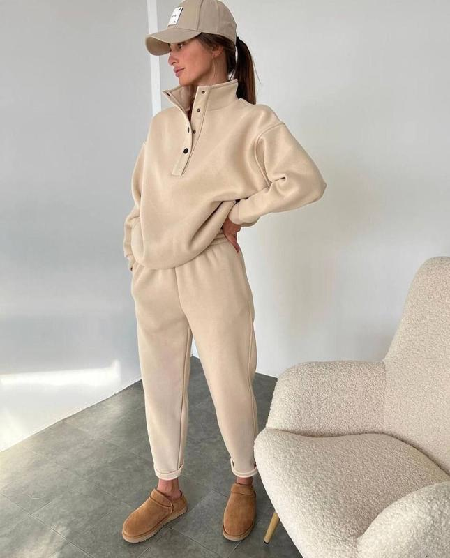 2025 Spring And Autumn New Hot Selling Women's Tracksuit Set Fashion Button-Up Collar Suit Two-Piece Set_voghion.com