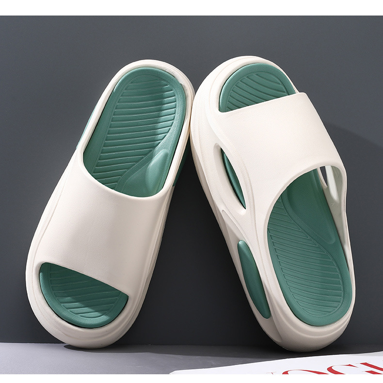 Men's And Women's Thick Sole Non-slip Increase Flip-flops Casual Fashion Soft Sole Beach Sandals Men_voghion.com