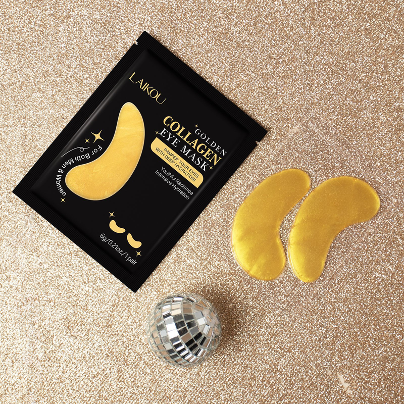 LAIKOU GOLD EYE MASK, 6g, Collagen Eye Mask Patches_voghion.com