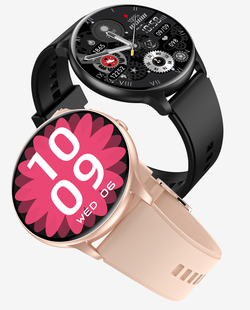 HDT6 Smart Watch HD Rond Scherm Aangepast Achtergrond Hartslag Slaapmonitoring Elektronische Sport Stappenteller_voghion.com
