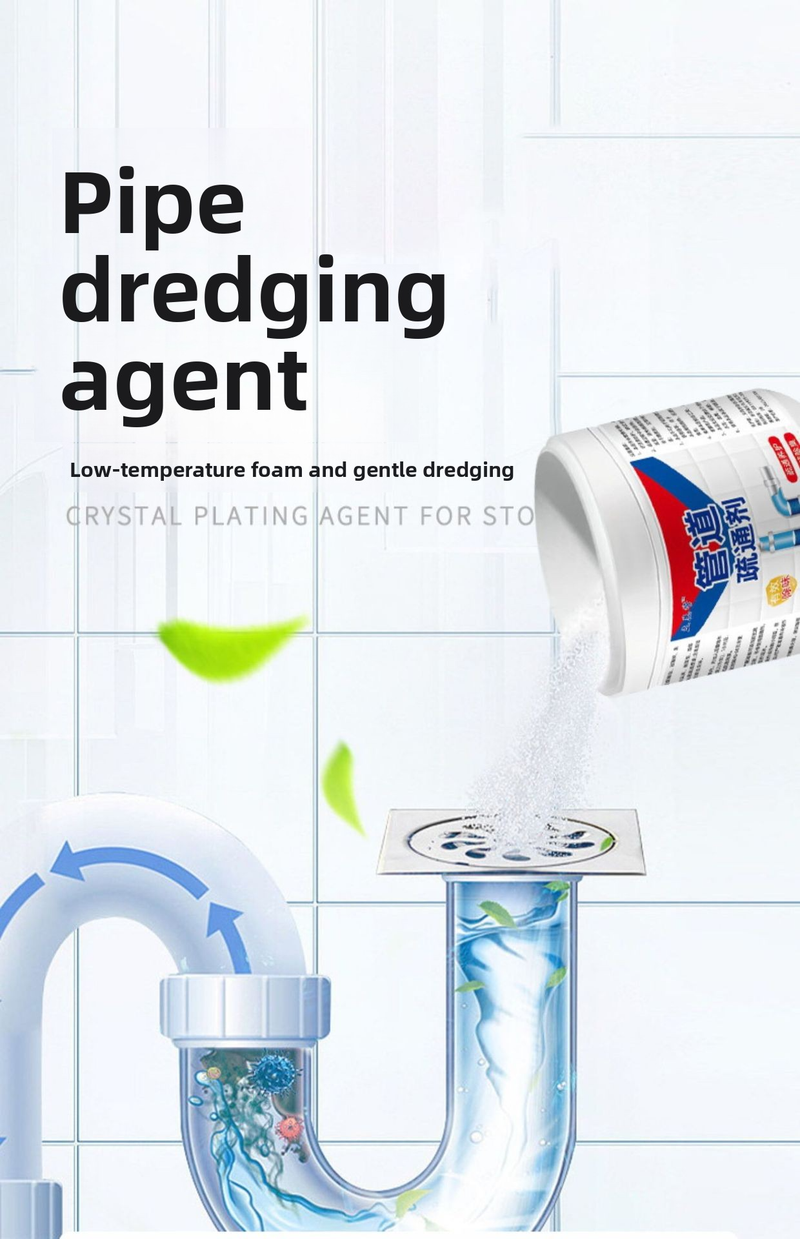 Ultra-Strength Drain Cleaner – Fast-Acting Clog Remover For Sinks, Toilets & Pipes, Dissolves Hair, Grease & Food Waste, Long-Lasting Freshness_voghion.com