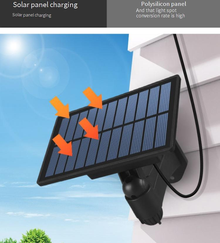 Luminária de parede solar de cabeça dupla com lâmpadas ajustáveis - Iluminação externa à prova d'água (sensor de movimento, opção de controle remoto, classificação IP65)_voghion.com