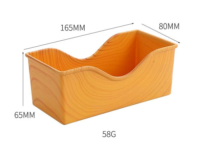 Cross Border Hot Selling Modern Ins Style Imitation Wood Grain Bone Spit Dish Home Living Room Creative Melon Seeds Snack Candy Dish_voghion.com