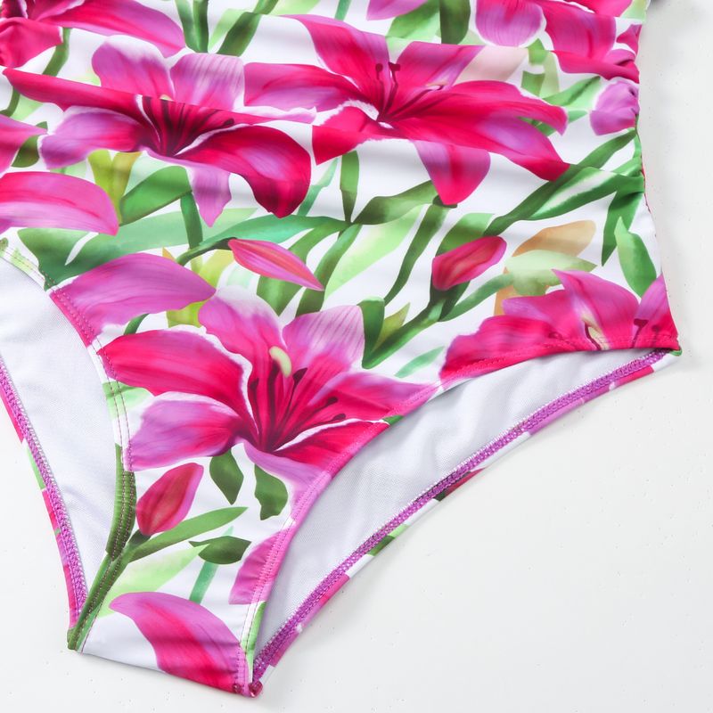 Maillot de bain une pièce pour femme, ensemble de maillot de bain sexy et amincissant en mousseline de soie_voghion.com