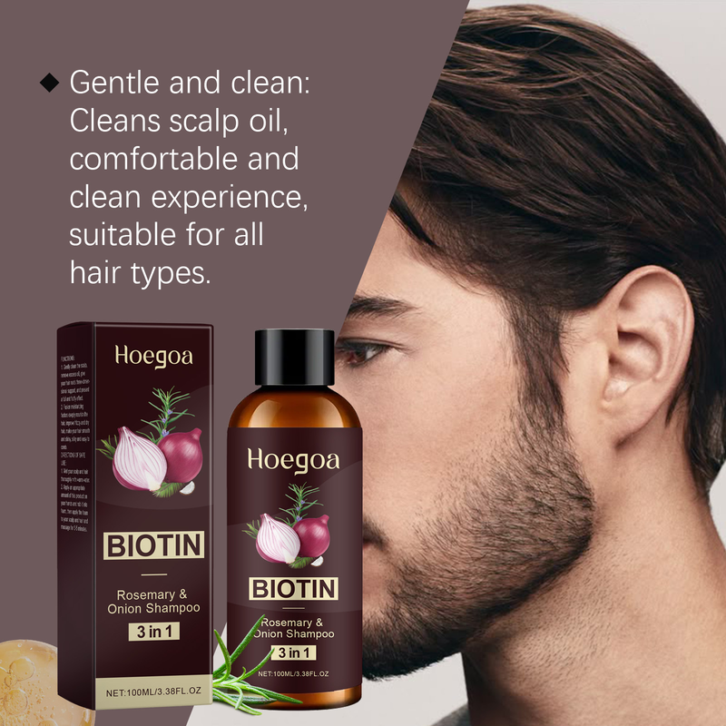 3-in-1-Shampoo Verbessert die Haarfestigkeit Reguliert den Ölhaushalt Stärkt die Haarwurzeln Glänzendes Haar Erfrischt tiefenwirksam Feuchtigkeitsspendendes Shampoo_voghion.com