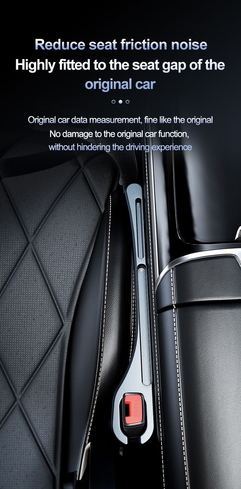 Striscia di riempimento per fessure dei sedili, anti-perdita, anti-caduta, organizer per accessori interni auto, scatola portaoggetti_voghion.com