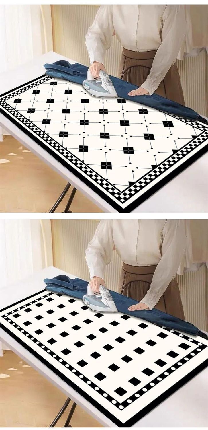Pad Bügelbrett Haushalt Faltbare Kleine Bett Kleidung Eisen Wärmedämmung Tuch Handheld Hängen Anti-verbrühen Matte_voghion.com