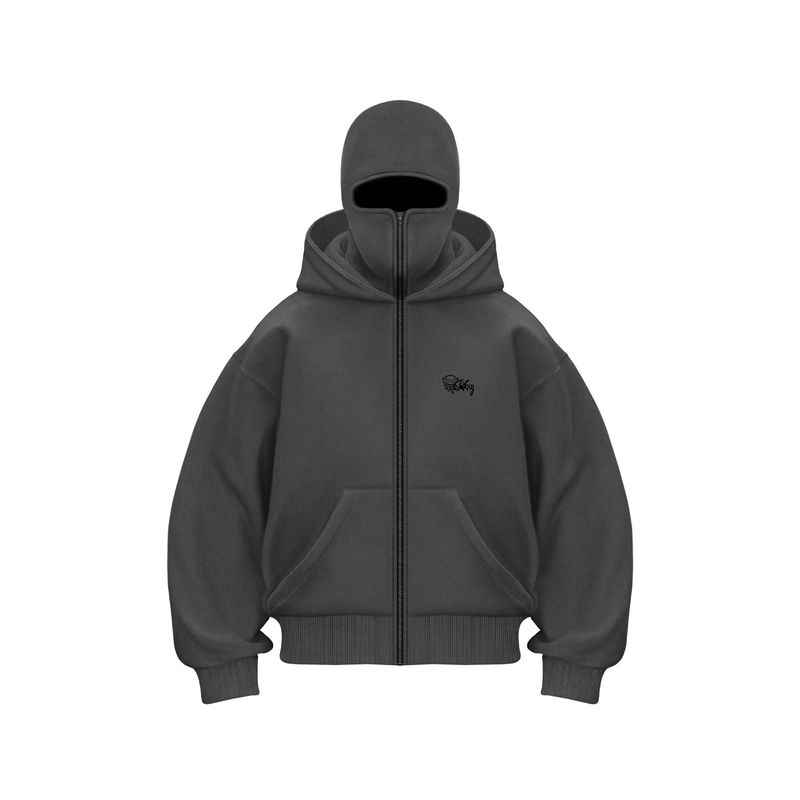 2025 Spring Autumn New Men's And Women's Sweatshirt Personality Street Style Double Hood Unique Design Hooded Cardigan_voghion.com