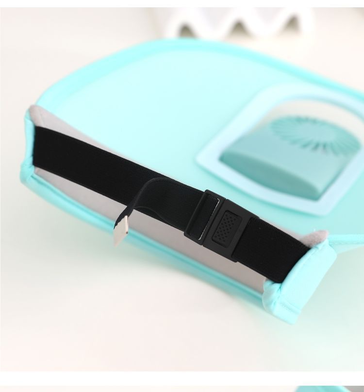 Kids' Cartoon Cooling Sun Hat - USB Rechargeable Open-Top Design With Built-in Fan (UPF50+ UV Protection, Adjustable Headband, For Boys & Girls)_voghion.com