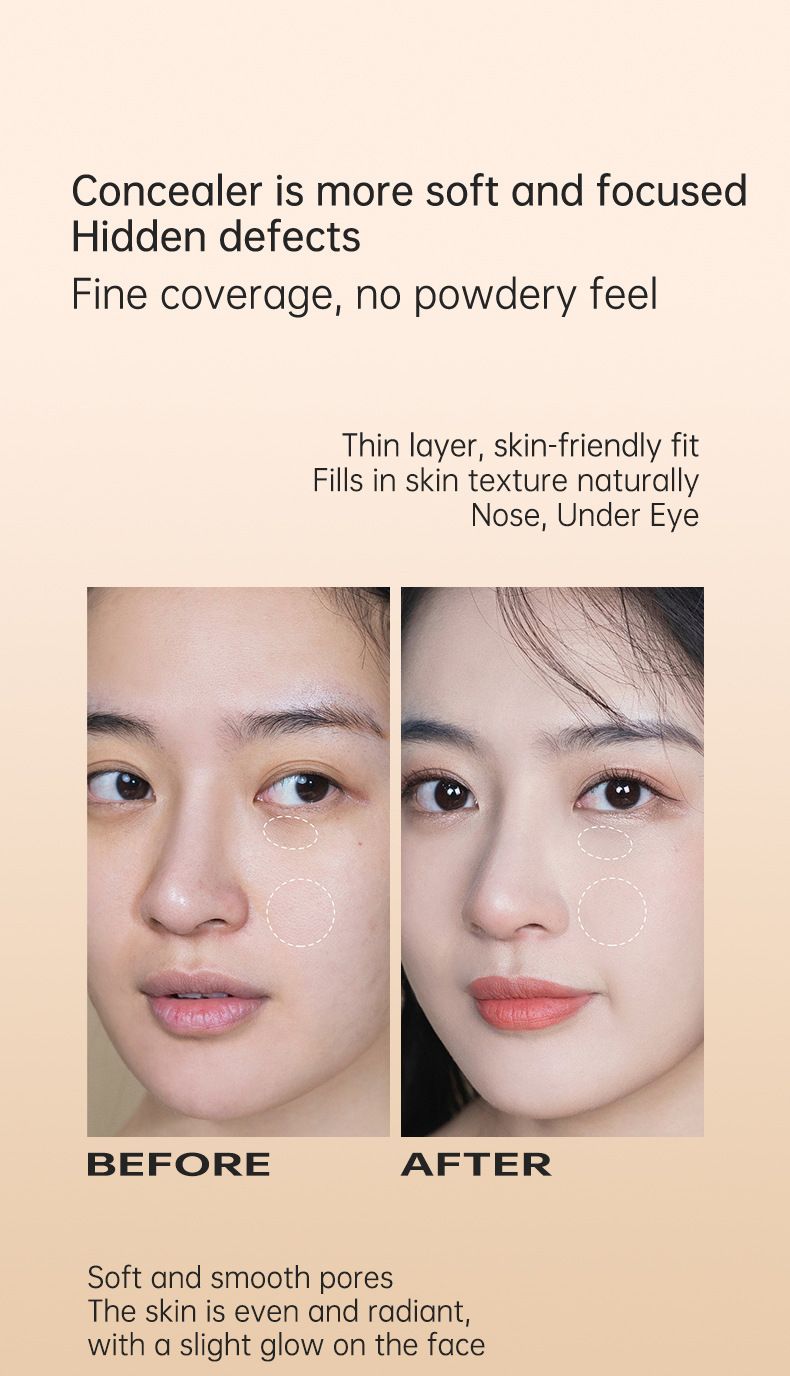 Face Foundation Special Popular MANSLY Concealer Liquid Foundation, Moisturizing, Light, Waterproof, Oil Controlling Concealer Foundation_voghion.com