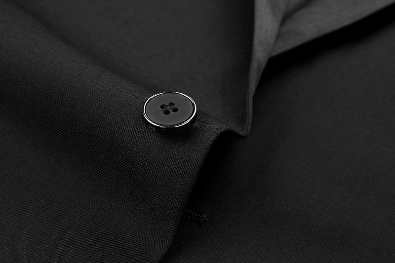 Herrenanzug, grüner Fruchtkragen, Bühnenanzug, Kleid, Host-Auftritt, Bräutigam, Trauzeuge, dreiteiliger Anzug, Herrenanzug_voghion.com