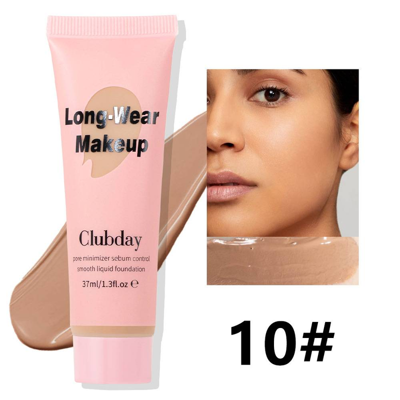 Natural Matte Makeup Concealer Liquid Foundation for Oil Control, Sweat Prevention and Long-lasting Makeup Foundation_voghion.com