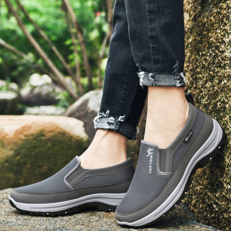 Men's non slip one foot walking shoes, large casual mesh sports shoes, soft sole_voghion.com