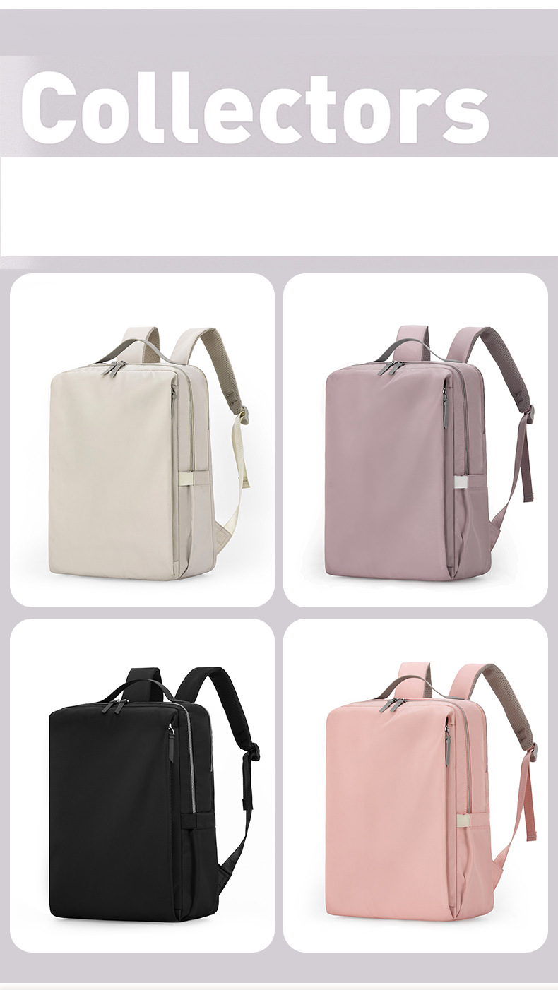 Backpack Simple Women's Advanced Sense Anti-splash Air Bag Shock Absorbing Computer Backpack Daily Commute Business Backpack_voghion.com