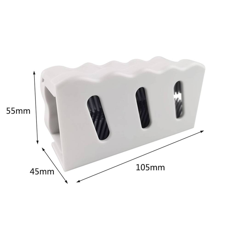Filtre de douche pliable et réutilisable avec rangement, poils souples pour une épilation facile et organiseur de salle de bain._voghion.com