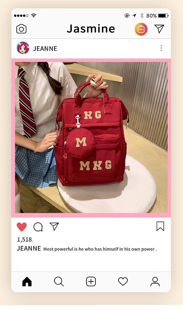 Kids Backpacks Versatile Backpack With Large Capacity For Junior High And High School Students, Fashionable Solid Color Backpack For College Students_voghion.com