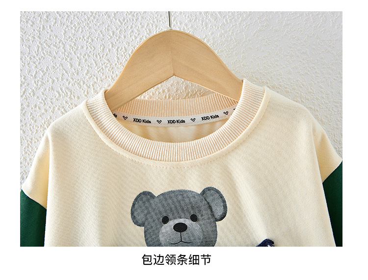 Jungen Pullover 2023 Frühling Herbst Neue Kinder Kleidung Lässige und Modische Zwei Stück Set_voghion.com