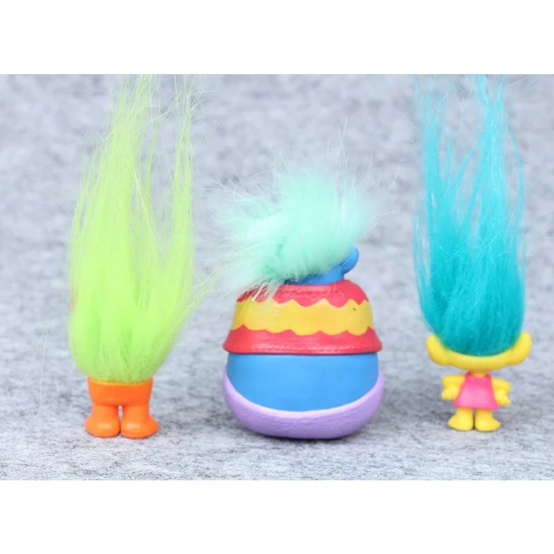6 tk/komplekt kinkekotis Dreamworks Movie Trolls Poppy Branch Critter Skitter Boards PVC tegevusfiguuride mänguasjad_voghion.com